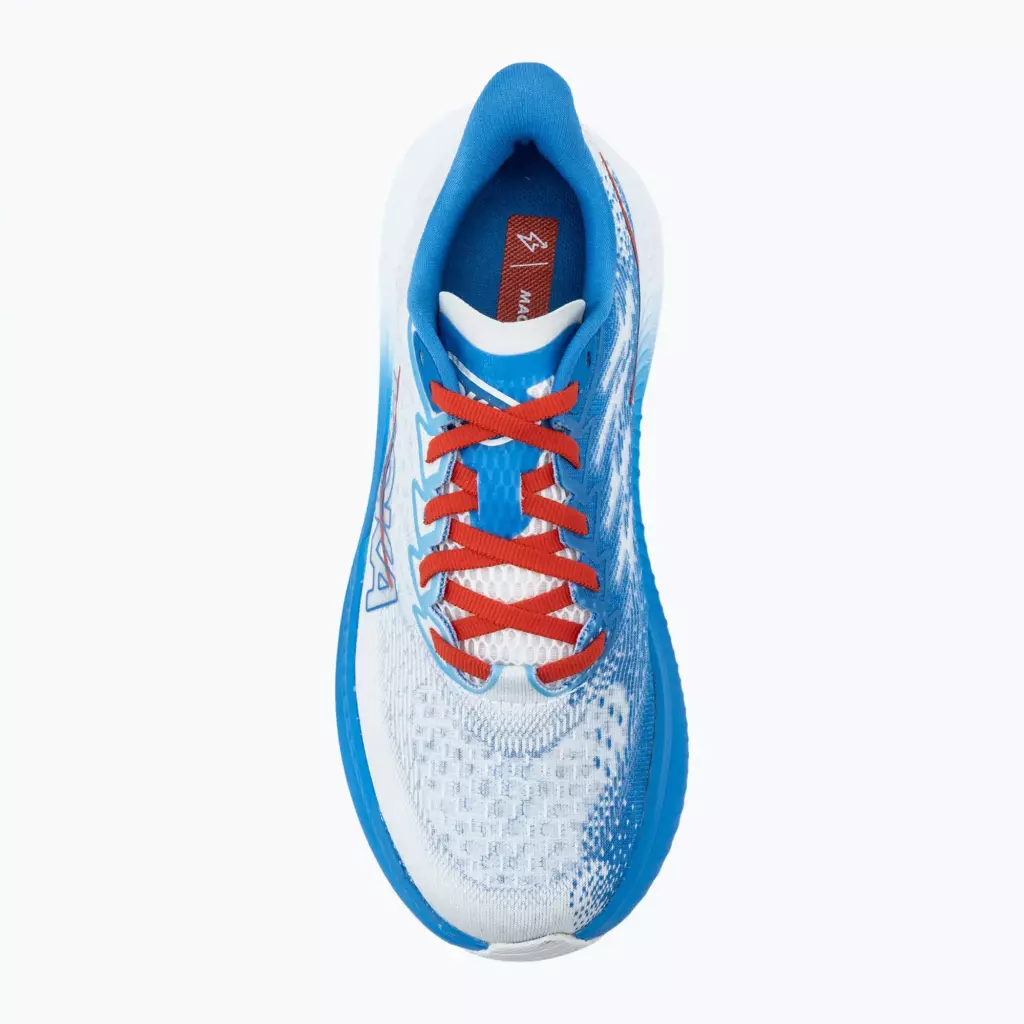 Женские кроссовки для бега HOKA Mach 6 white/virtual blue