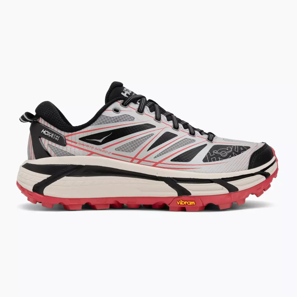 Кроссовки для бега HOKA Mafate Speed 2 galactic grey/ruby red