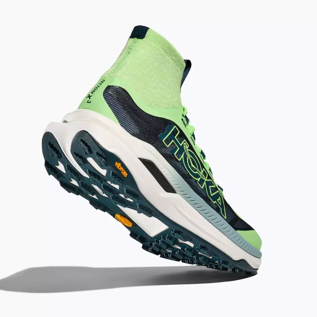 Кроссовки для бега HOKA Tecton X 3 tart apple/blue twilight