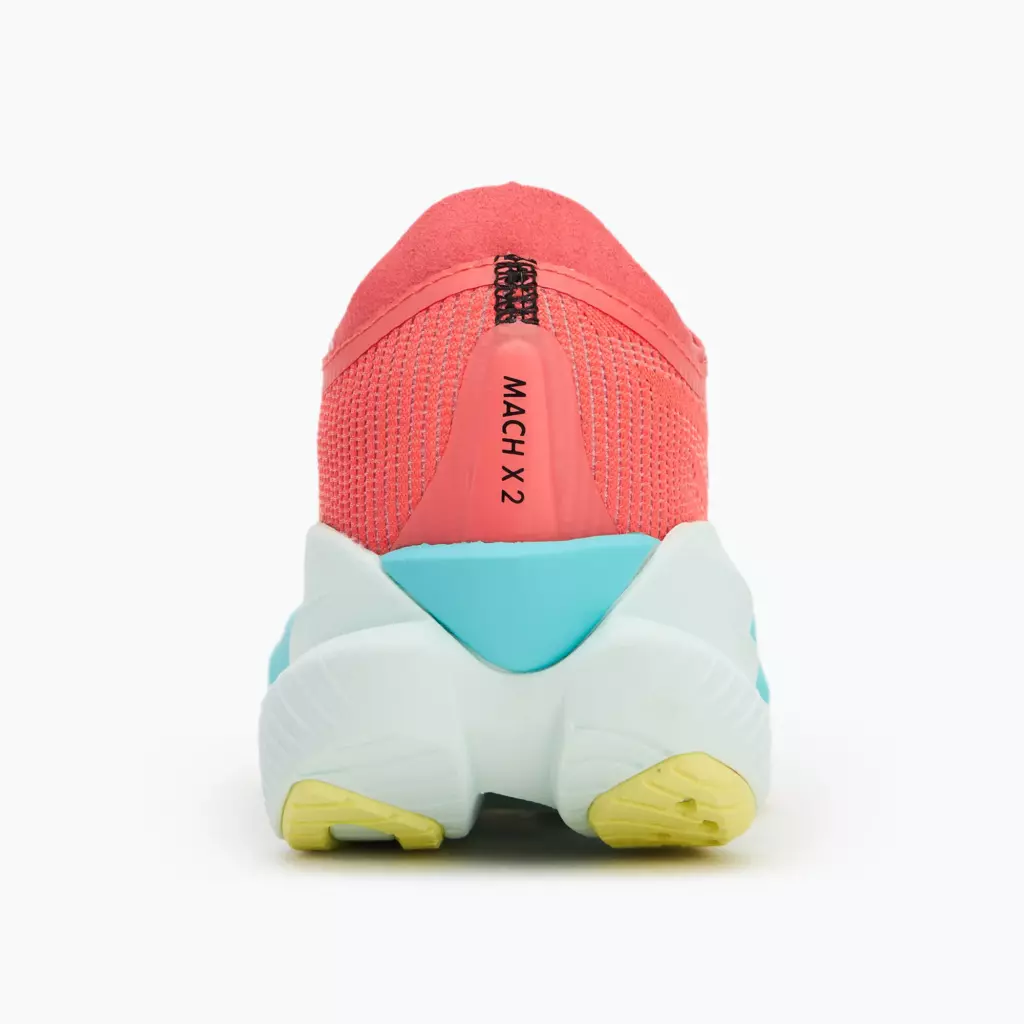 Женские кроссовки для бега HOKA Mach X 2 grapefruit/electric coral
