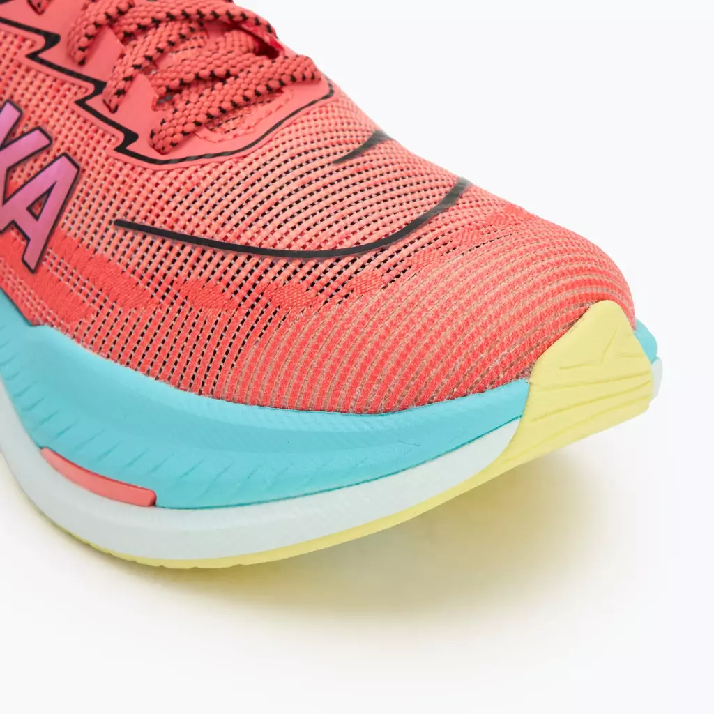 Женские кроссовки для бега HOKA Mach X 2 grapefruit/electric coral