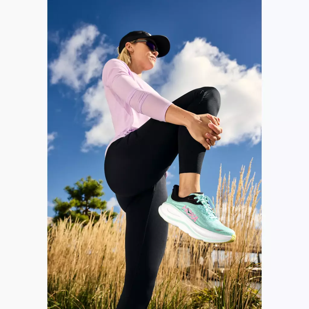 Женские кроссовки для бега HOKA Bondi 9 blue spark/mint fluorite