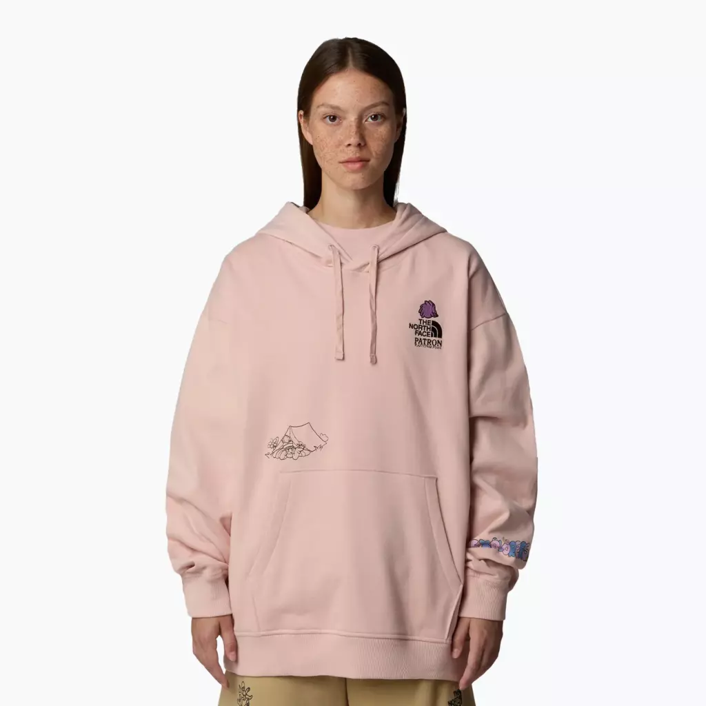 Худи The North Face Mountain Cleanup розовое