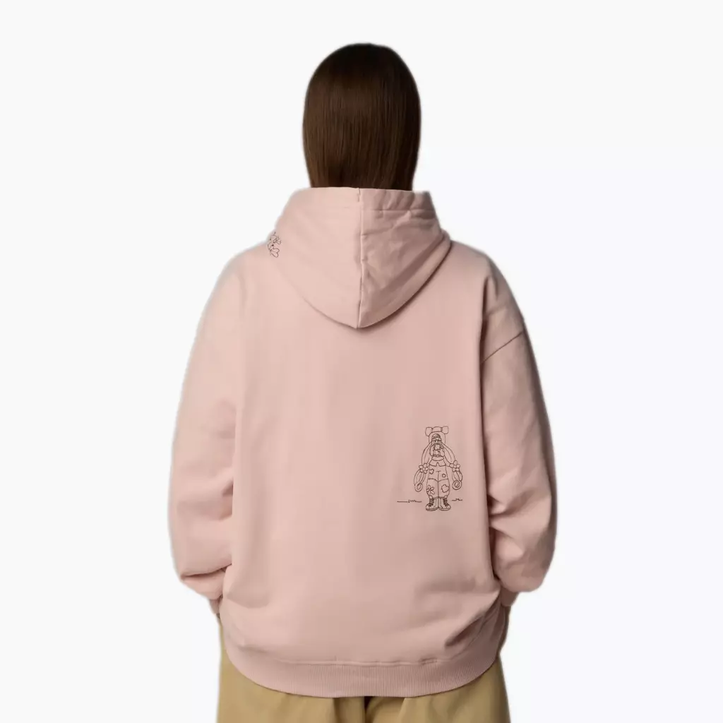Худи The North Face Mountain Cleanup розовое