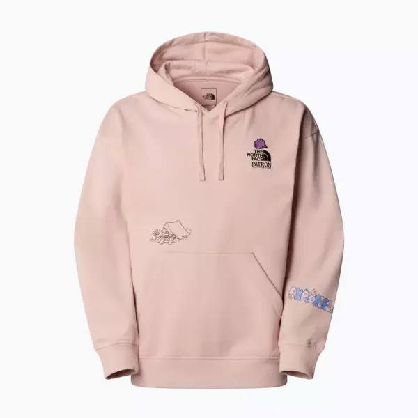 Худи The North Face Mountain Cleanup розовое