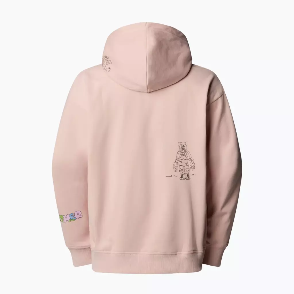 Худи The North Face Mountain Cleanup розовое