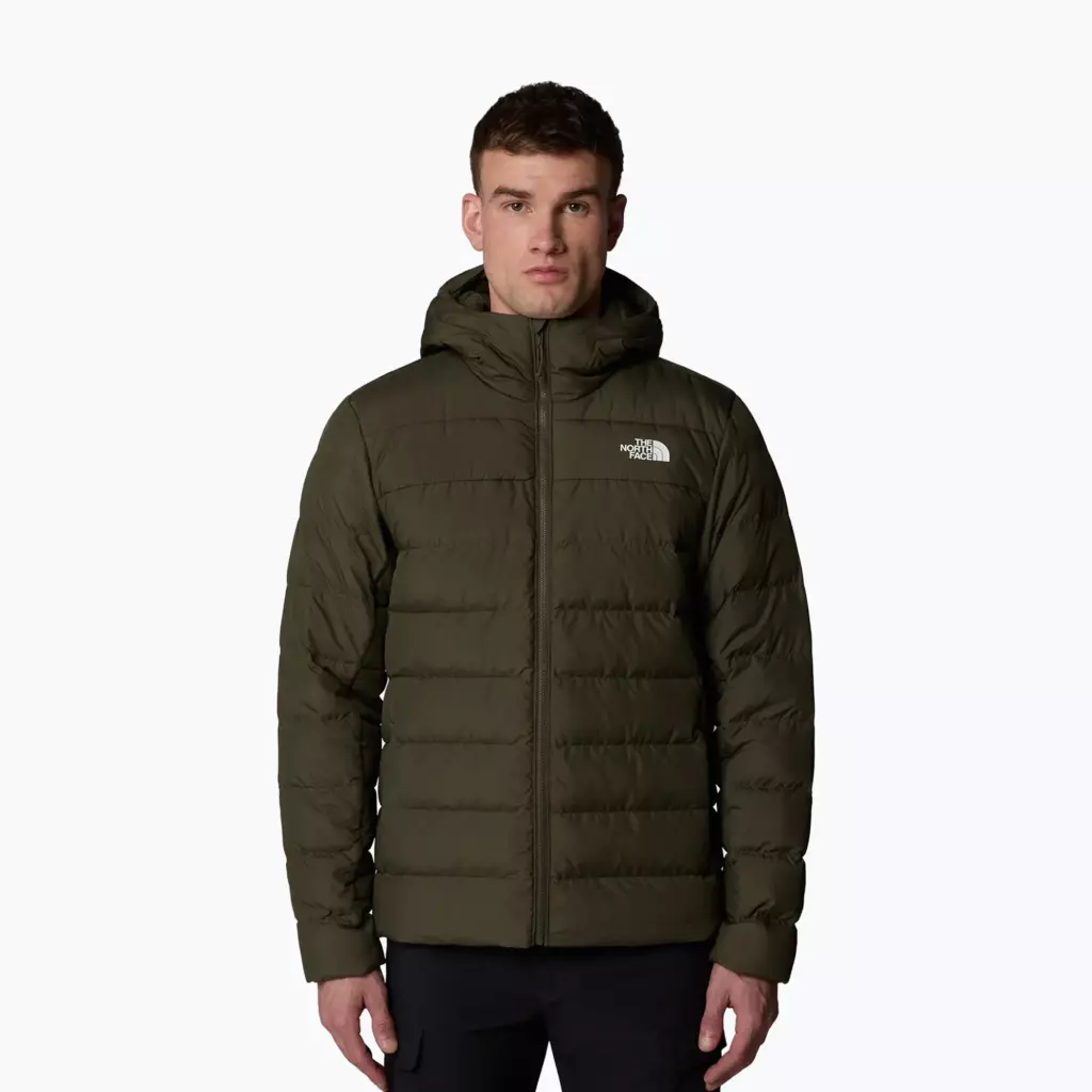 Пуховик The North Face Aconcagua III Hooded темно-зеленая
