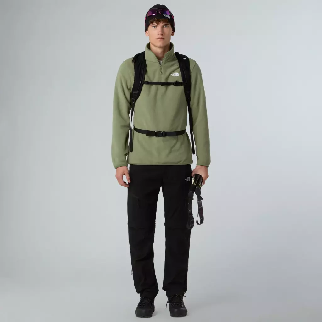 Флисовая толстовка The North Face Glacier Fleece 1/4 Zip bark mist