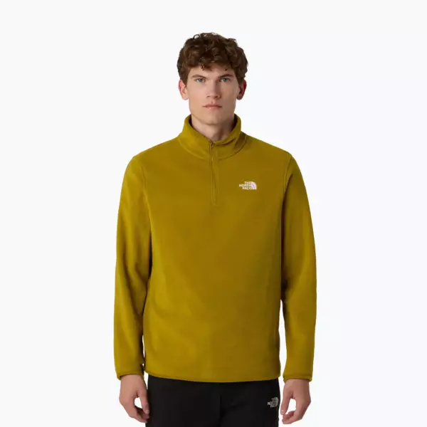 Флисовая толстовка The North Face Glacier Fleece 1/4 Zip deep dijon