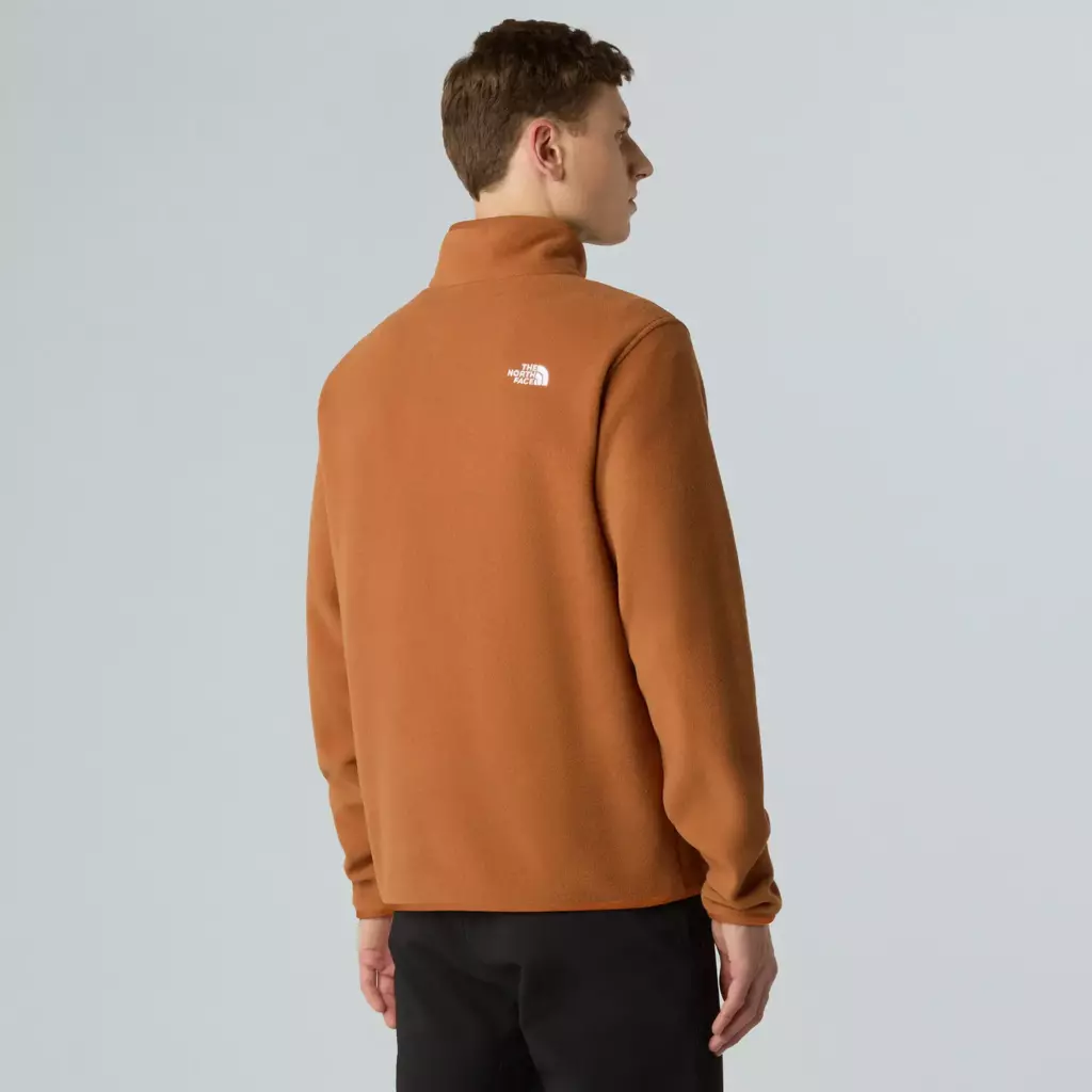 Флисовая толстовка The North Face Glacier Fleece 1/4 Zip burnt umber