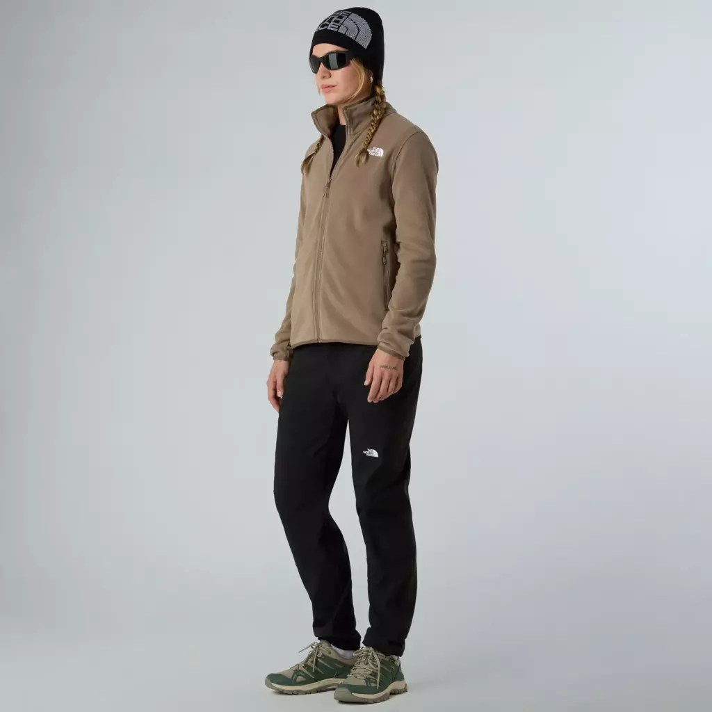 Женская флисовая толстовка The North Face Glacier Fleece mocha brown