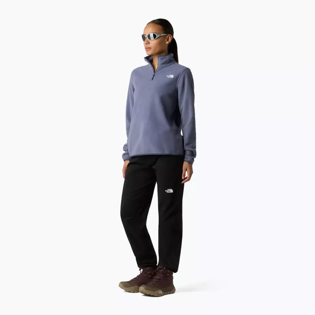 Женская флисовая толстовка The North Face Glacier Fleece 1/4 Zip twilight galaxy