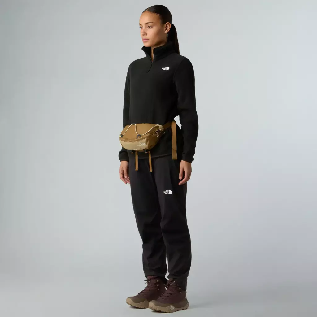Женская флисовая толстовка The North Face Glacier Fleece 1/4 чёрная