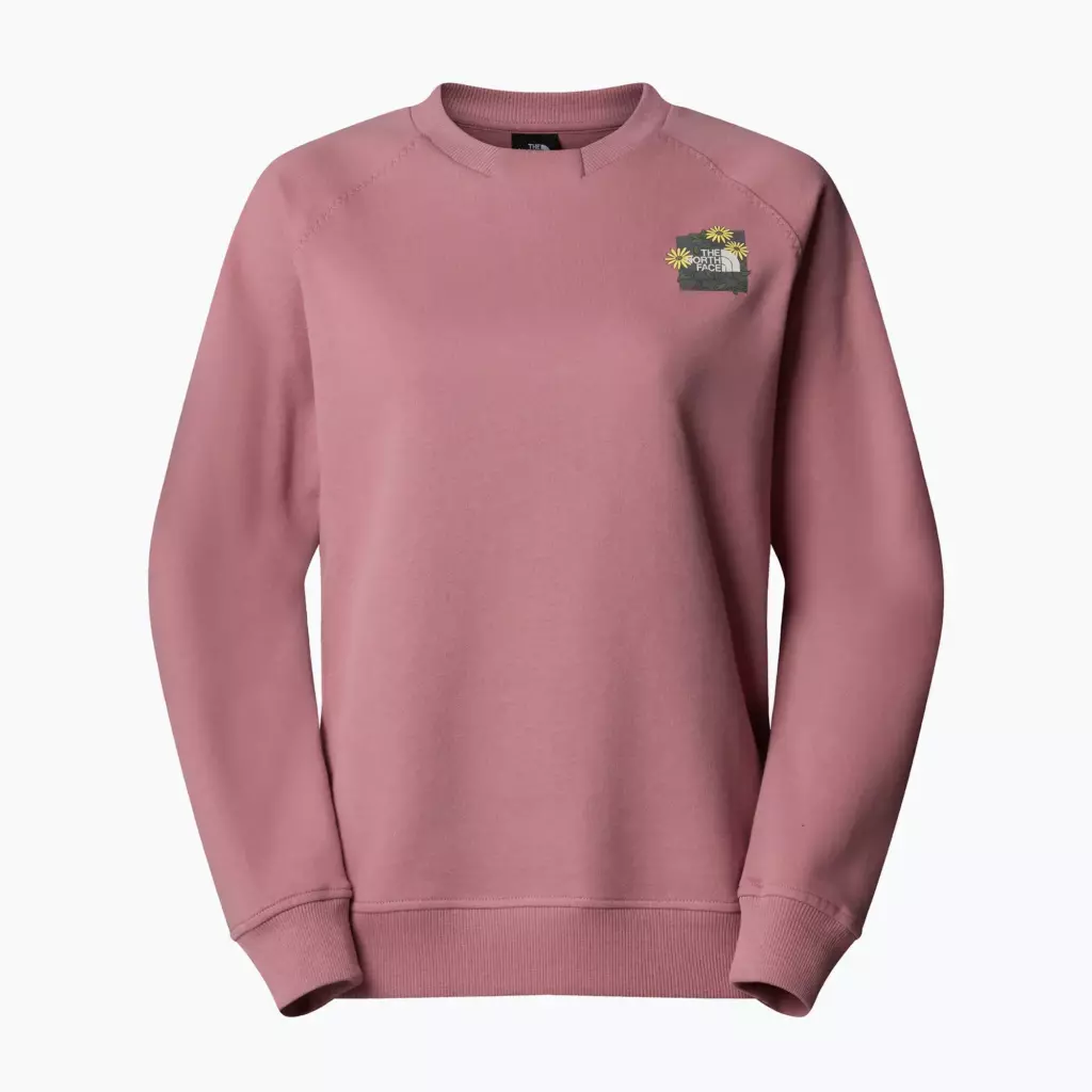 Женский свитшот Connect Relaxed Crew Graphic nostalgia rose