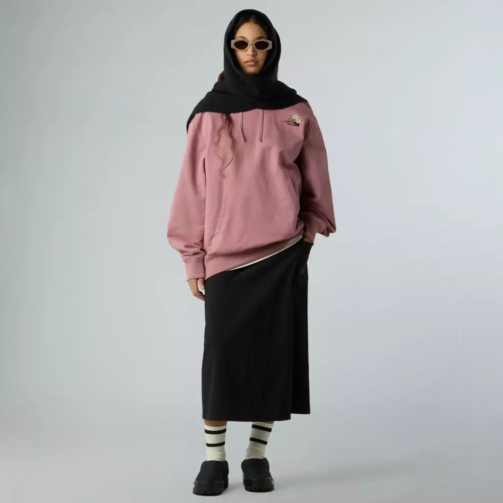 Худи The North Face Flower Dome Relaxed Hooded GPH nostalgia rose