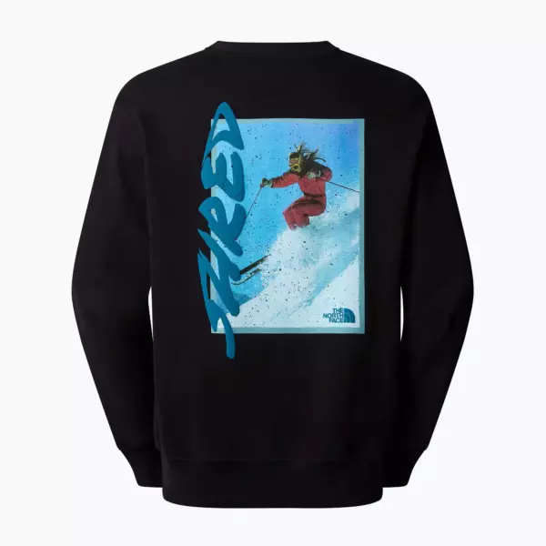 Свитшот The North Face NSE Slopes Relaxed Crew GRA чёрная