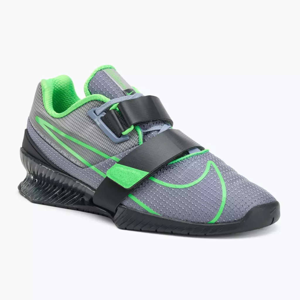 Штангетки Nike Romaleos 4 ashen slate/green strike/anthracite