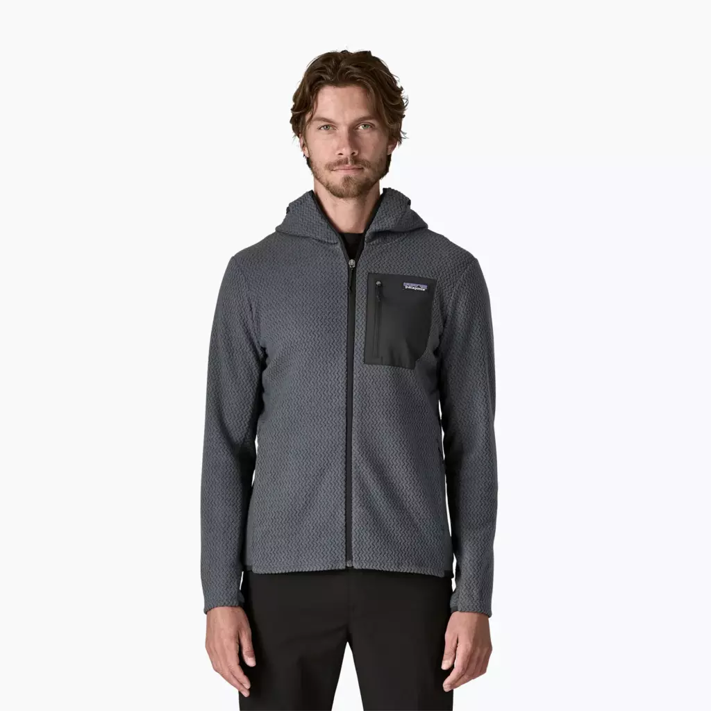 Толстовка Patagonia R1 Air Full Zip Hoody smolder blue