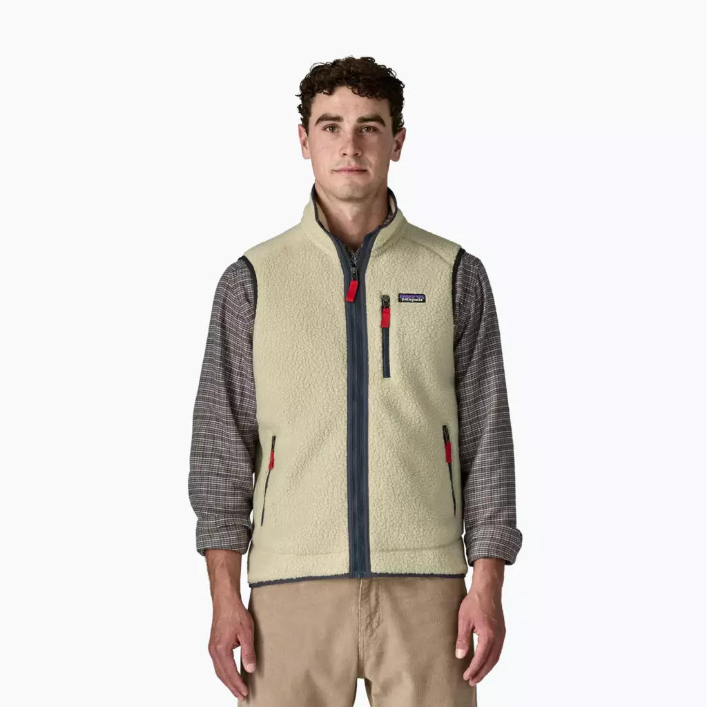 Безрукавка Patagonia Retro Pile Fleece pelican w/smolder blue