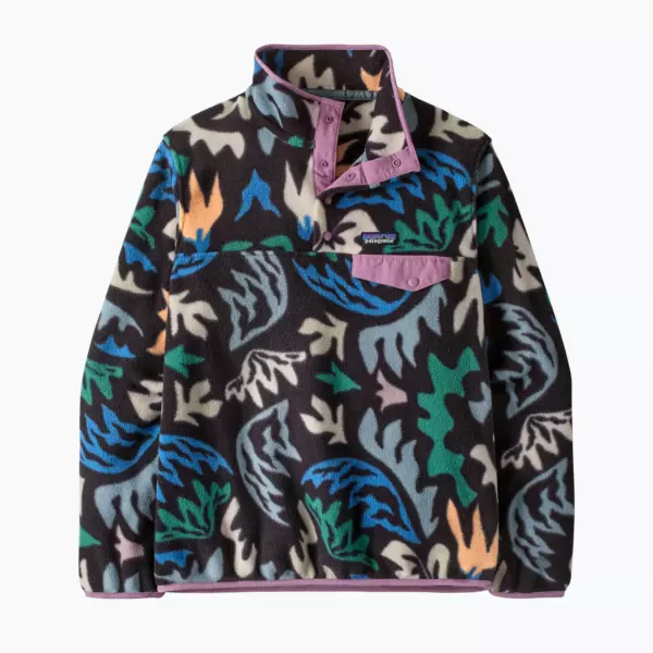 Женская флисовая толстовка Patagonia LW Synch Snap-T P/O kaleido/black