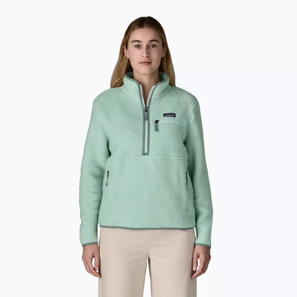 Женская флисовая толстовка Patagonia Retro Pile Marsupial thin ice