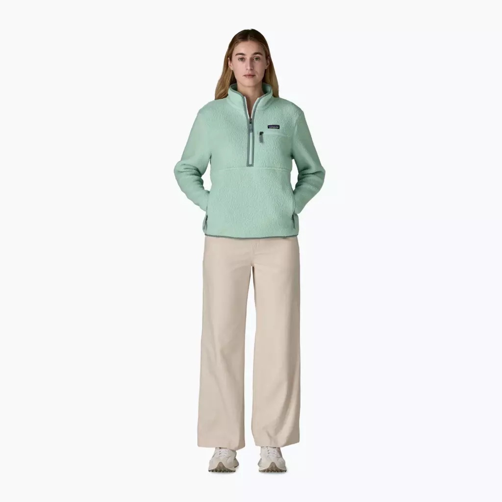 Женская флисовая толстовка Patagonia Retro Pile Marsupial thin ice