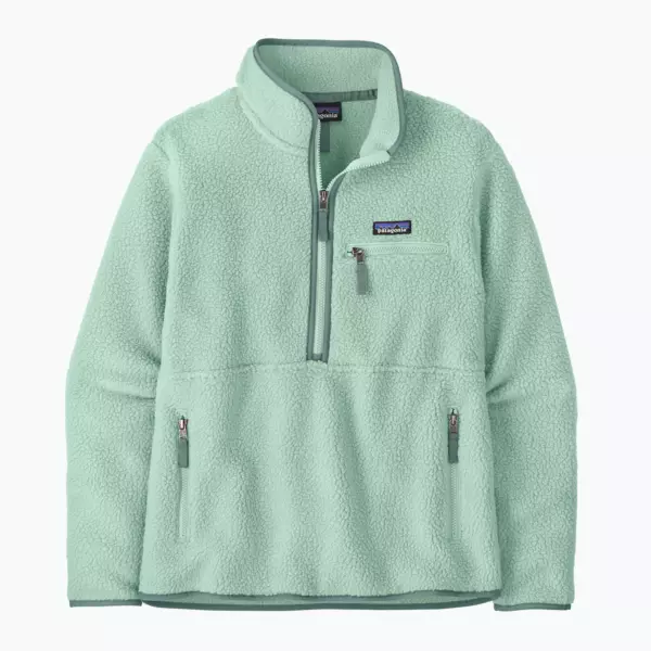 Женская флисовая толстовка Patagonia Retro Pile Marsupial thin ice