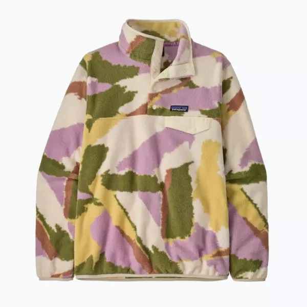 Женская флисовая толстовка Patagonia LW Synch Snap-T P/O sunshine/natural
