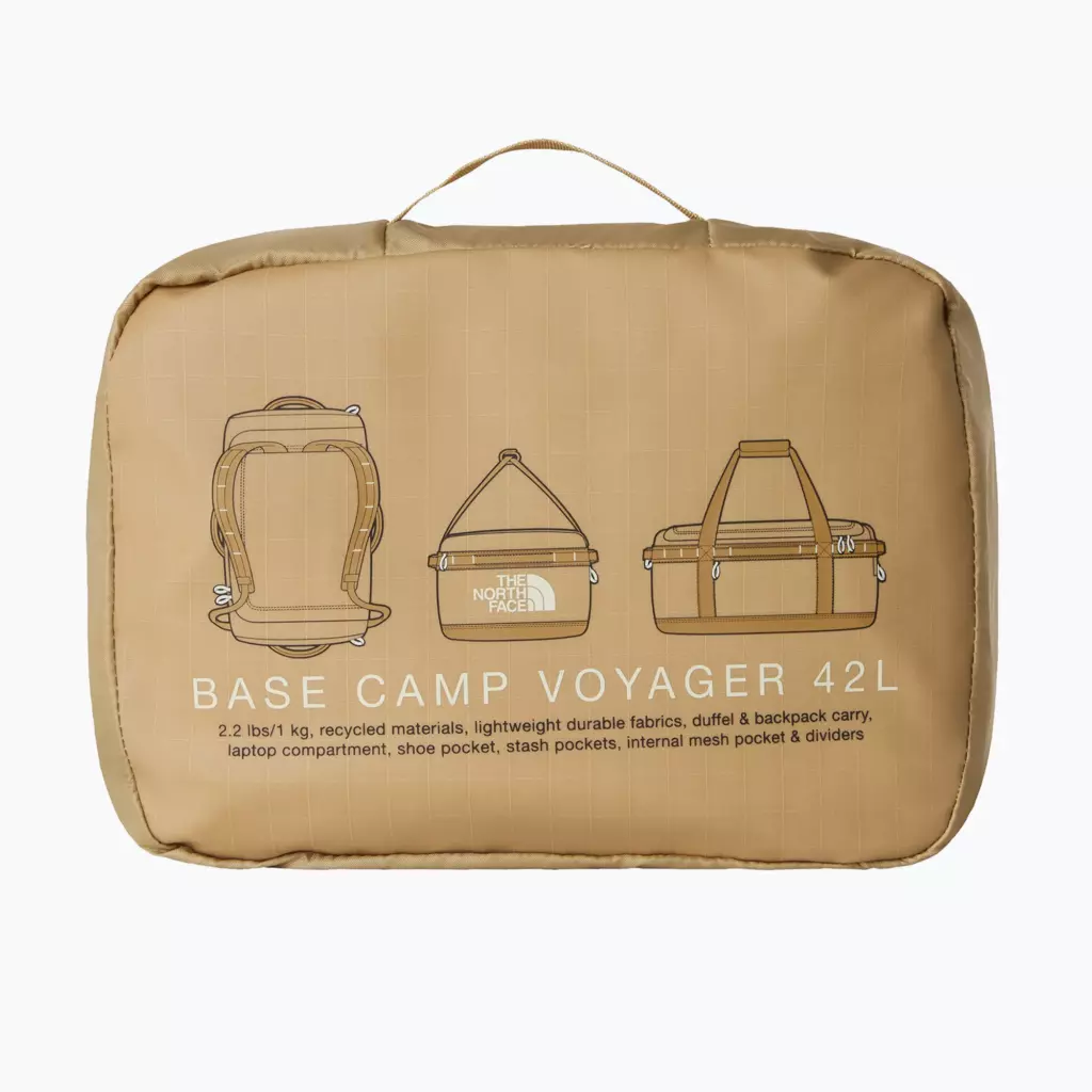 Дорожная сумка The North Face Base Camp Voyager Duffel 42 khaki stone/utility bro