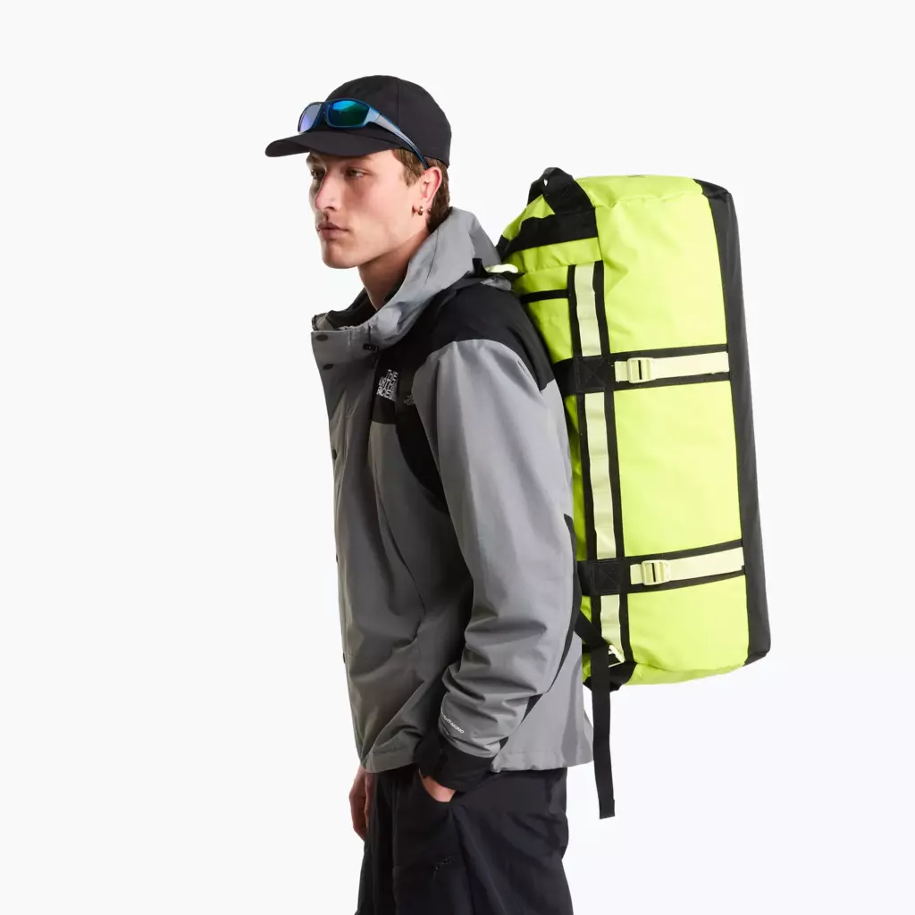 Дорожная сумка The North Face Base Camp Duffel M 71 л fizz lime/lemon mist/tn
