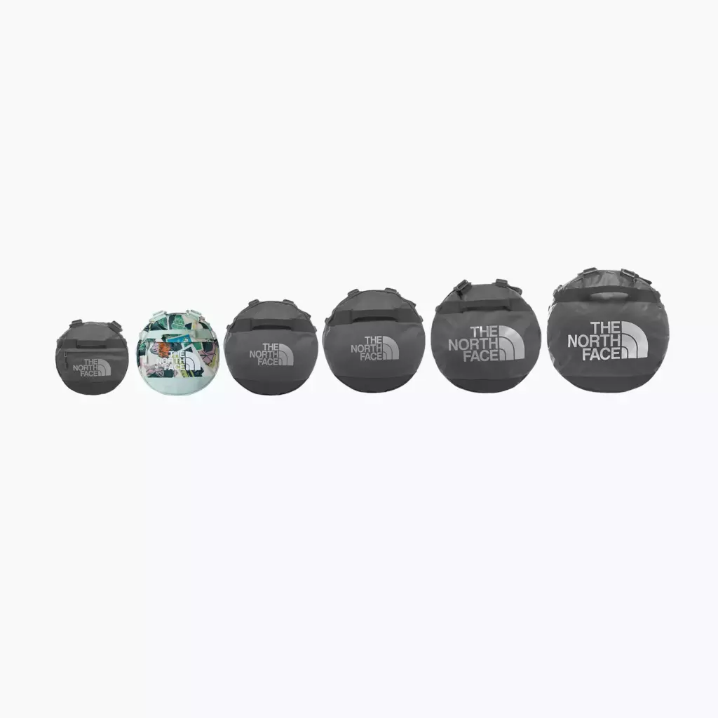 Дорожная сумка The North Face Base Camp Duffel S 50 l opal frost tnf postcard