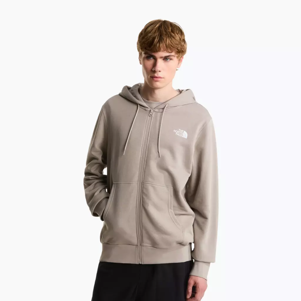 Толстовка The North Face Simple Dome Light Regular Full Zip Hooded stone slab