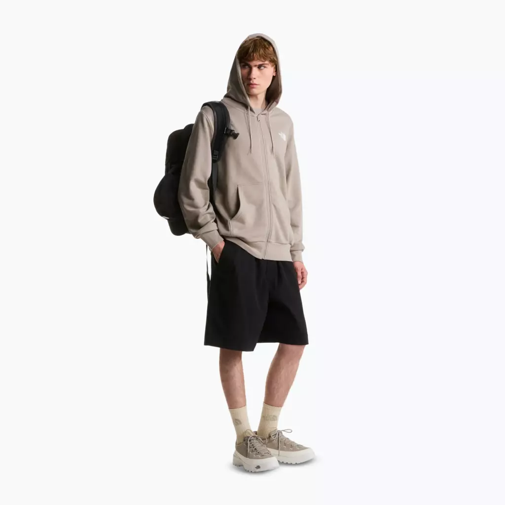 Толстовка The North Face Simple Dome Light Regular Full Zip Hooded stone slab