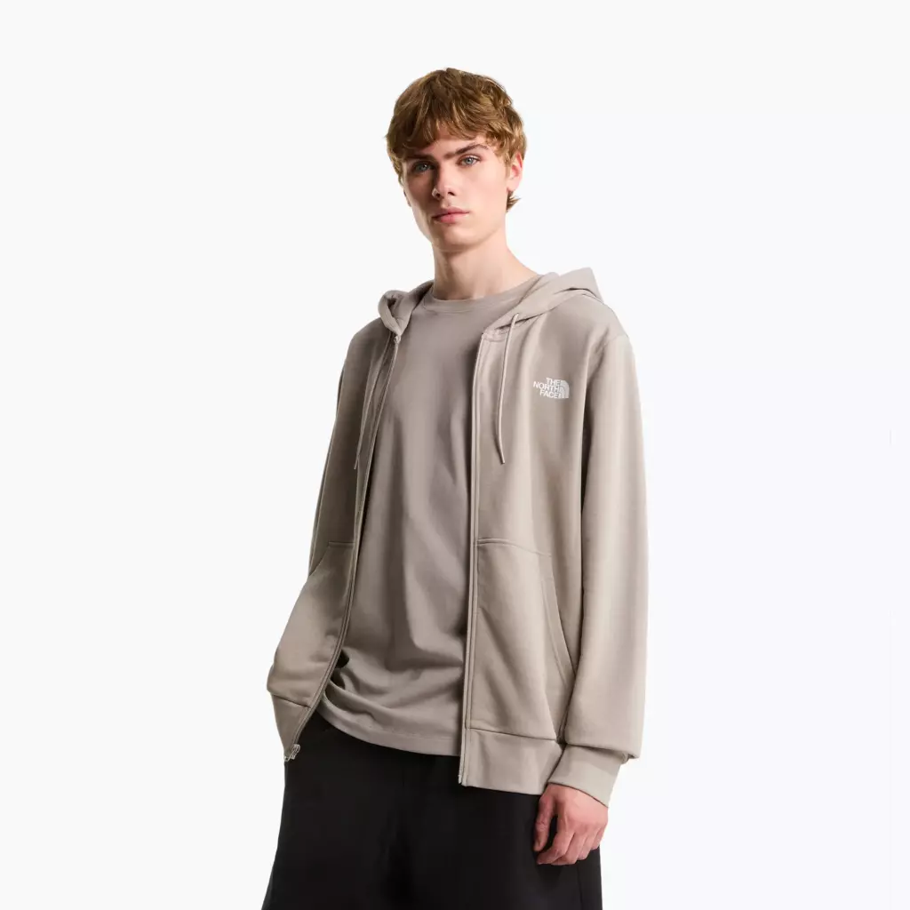 Толстовка The North Face Simple Dome Light Regular Full Zip Hooded stone slab