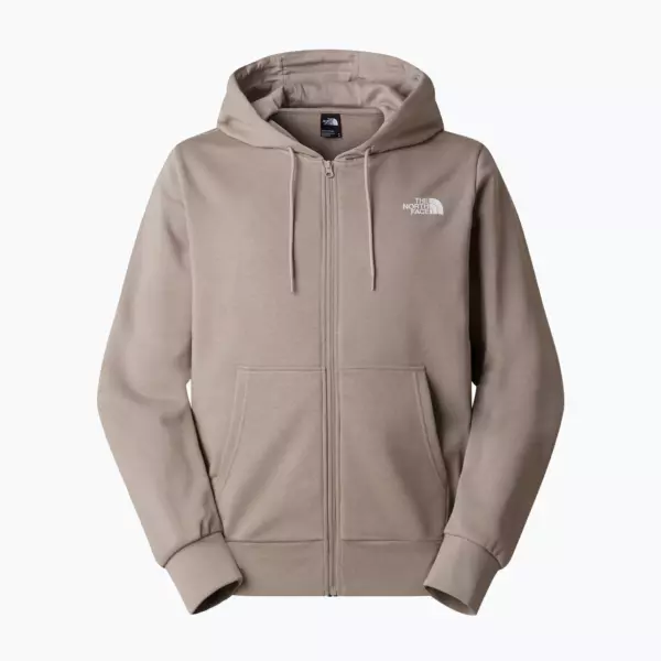 Толстовка The North Face Simple Dome Light Regular Full Zip Hooded stone slab