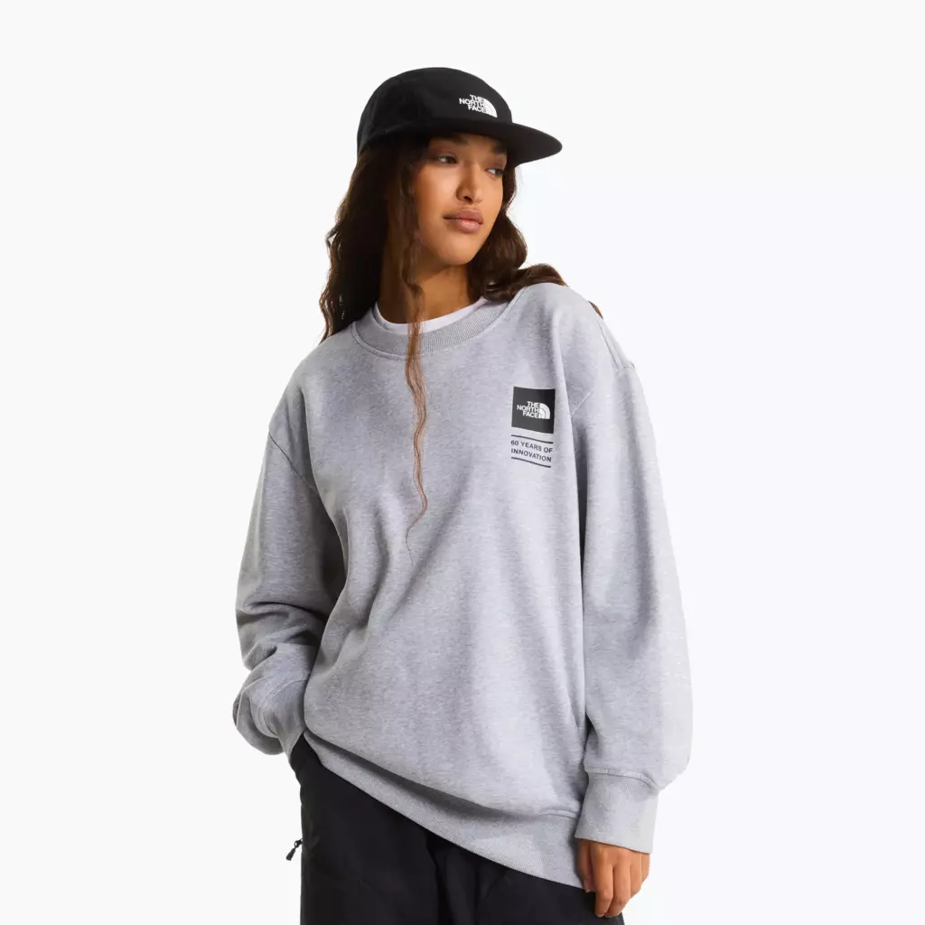 Свитшот The North Face Celebration Relaxed Crew Graphic light grey heather