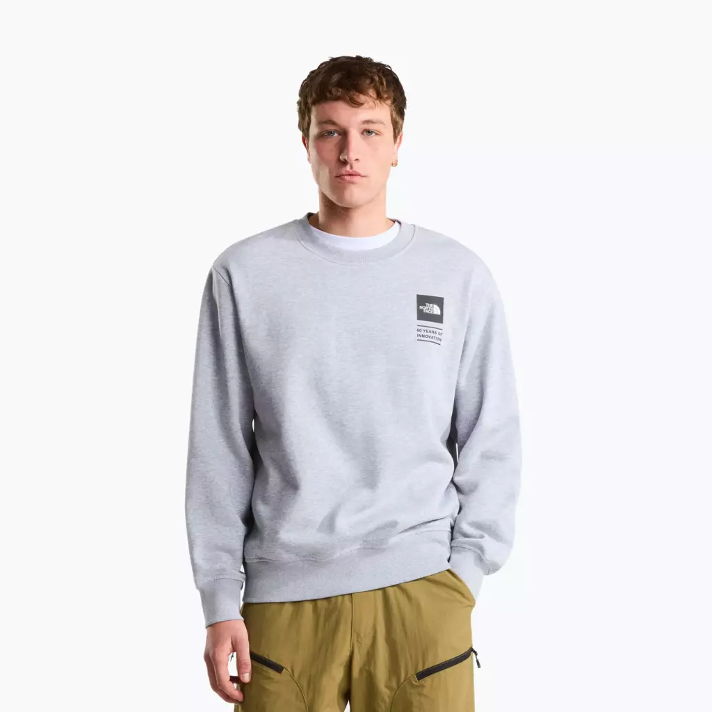 Свитшот The North Face Celebration Relaxed Crew Graphic tnf light grey heather