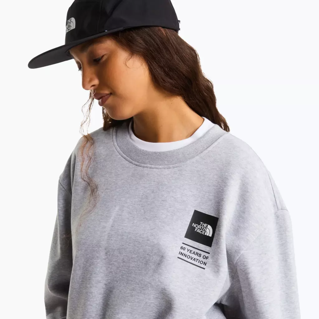 Свитшот The North Face Celebration Relaxed Crew Graphic tnf light grey heather