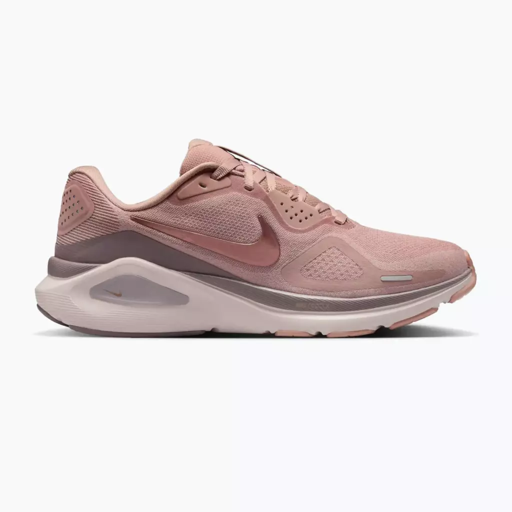 Женские Кроссовки для бега Nike Structure 26 particle pink/taupe grey/silt red/metal rose gold