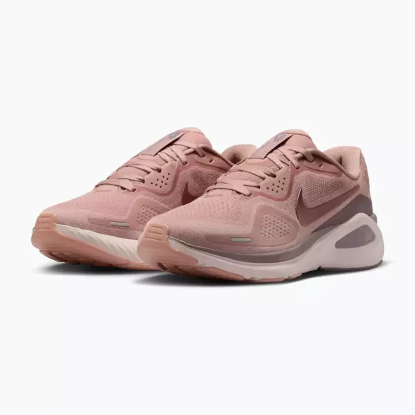 Женские Кроссовки для бега Nike Structure 26 particle pink/taupe grey/silt red/metal rose gold