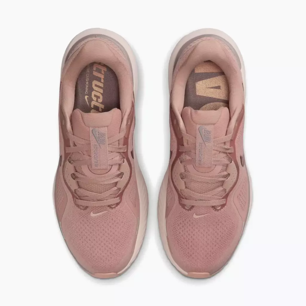 Женские Кроссовки для бега Nike Structure 26 particle pink/taupe grey/silt red/metal rose gold