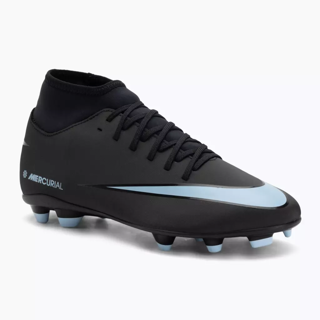 Футбольные бутсы Nike Mercurial Superfly 10 Club FG/MG black/ice blue