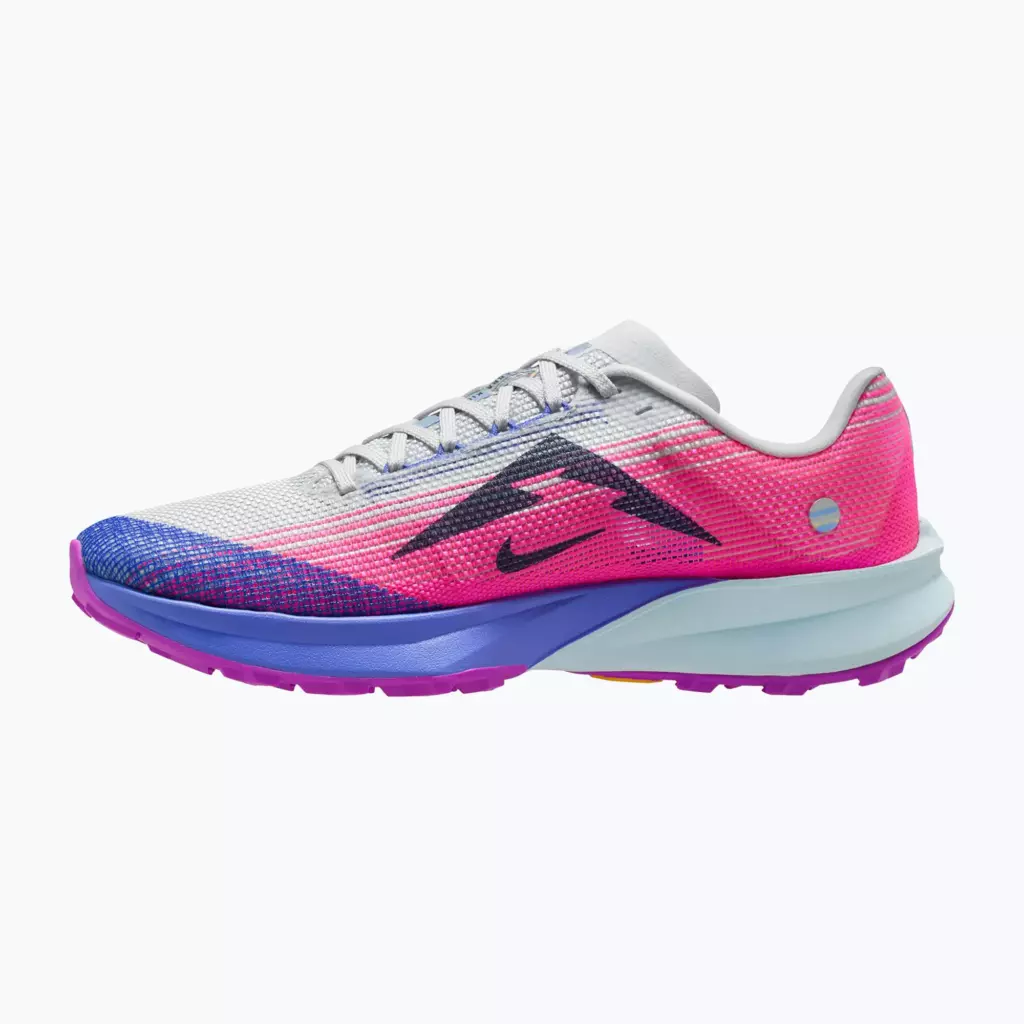 Кроссовки для бега Nike Kiger 10 metallic platinum/sapphire/midnight navy