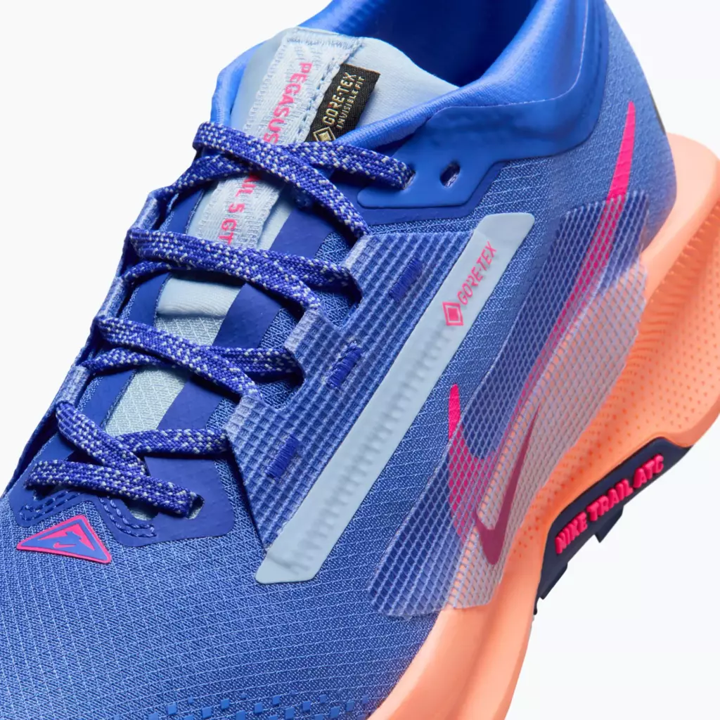 Женские Кроссовки для бега Nike Pegasus Trail 5 GTX sapphire/hydrogen blue/hyper pink