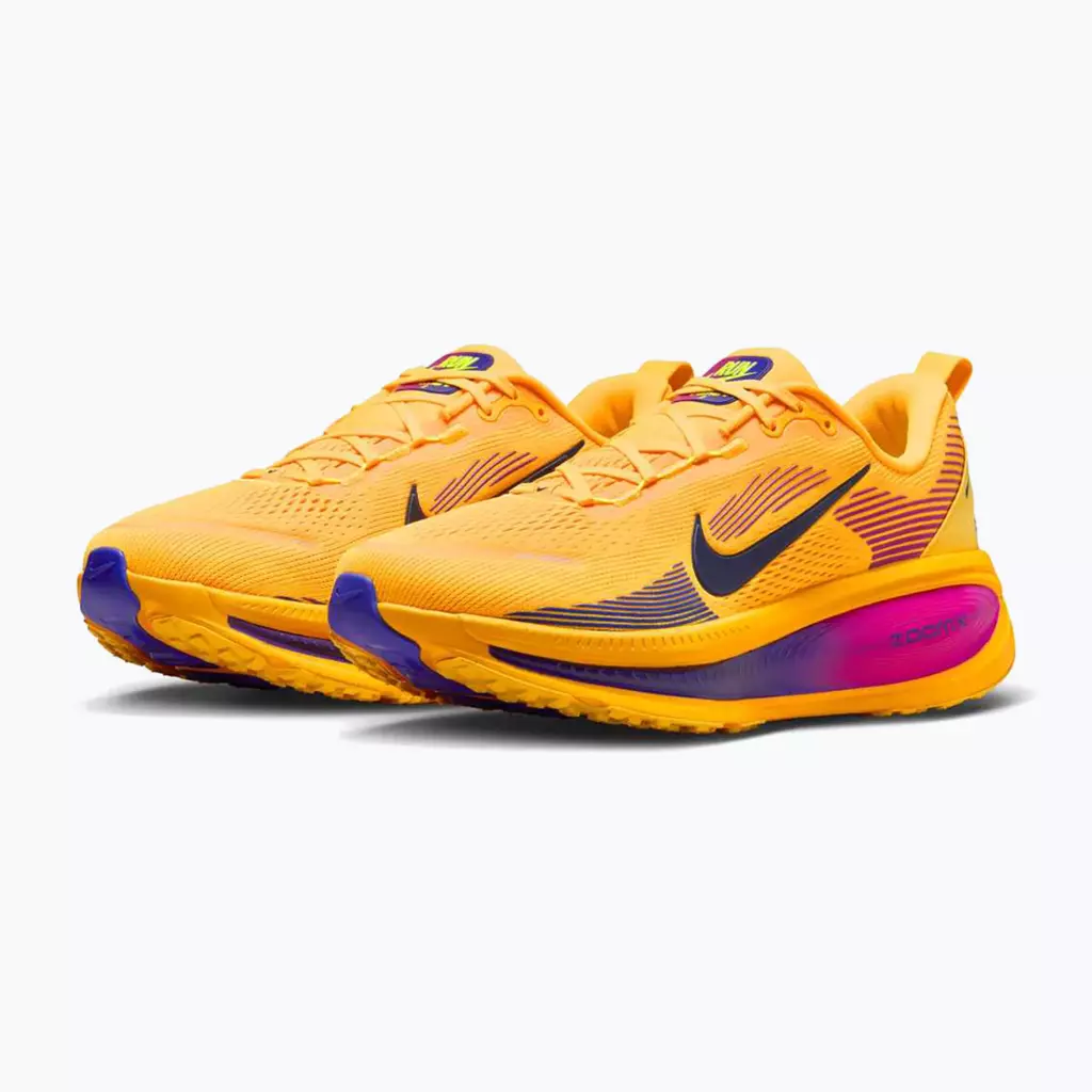 Кроссовки для бега Nike Vomero 18 citron pulse/laser orange/blue void