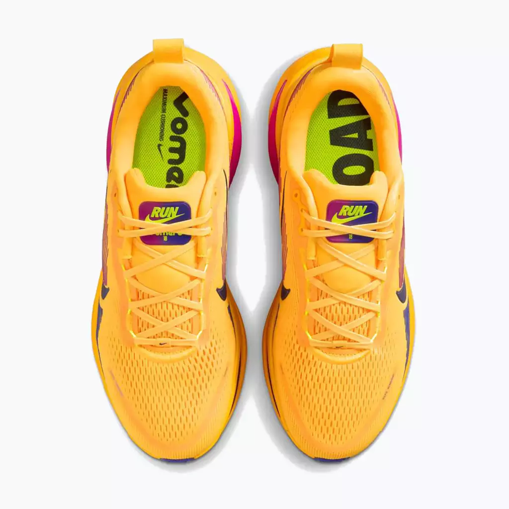 Кроссовки для бега Nike Vomero 18 citron pulse/laser orange/blue void