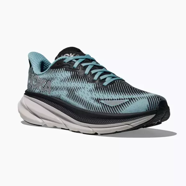 Женские Кроссовки для бега HOKA Clifton 9 GTX black/raindrop