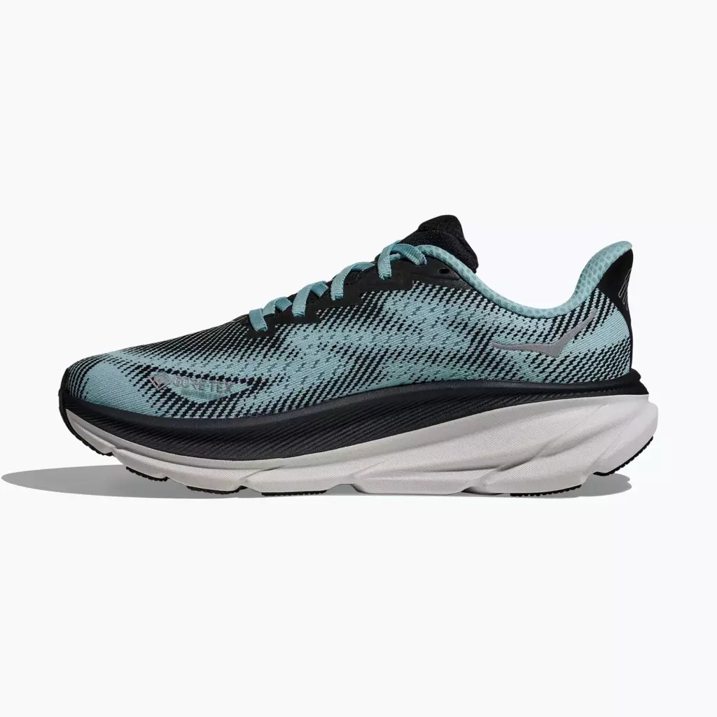 Женские Кроссовки для бега HOKA Clifton 9 GTX black/raindrop