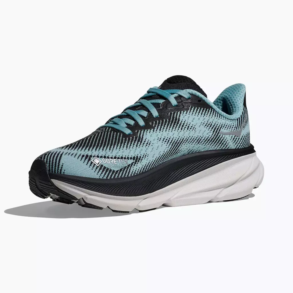 Женские Кроссовки для бега HOKA Clifton 9 GTX black/raindrop