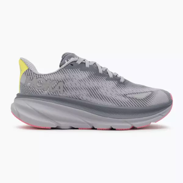 Женские кроссовки для бега HOKA Clifton 9 GTX grey skies/foggy green
